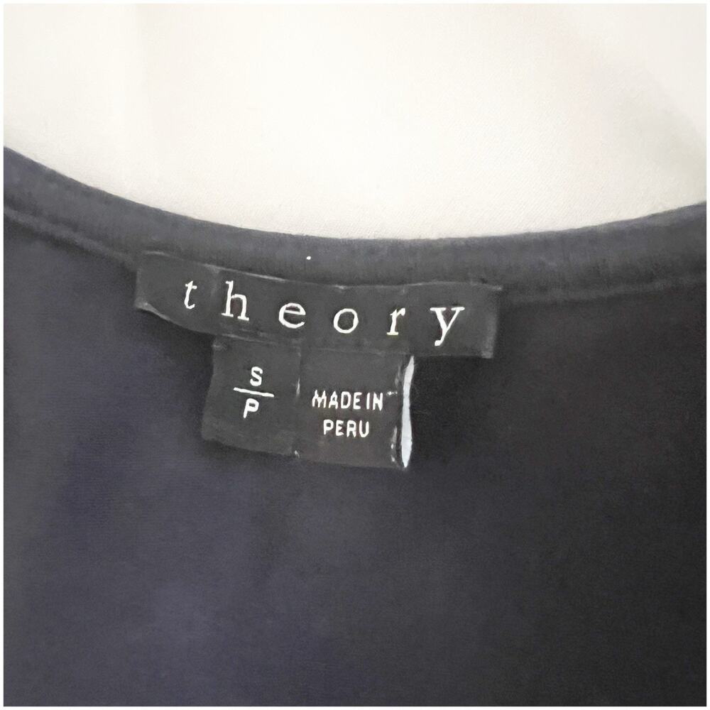 Theory Colorblock Drop Waist Dress Size Navy White Size Small Nautical - Picture 9 of 13